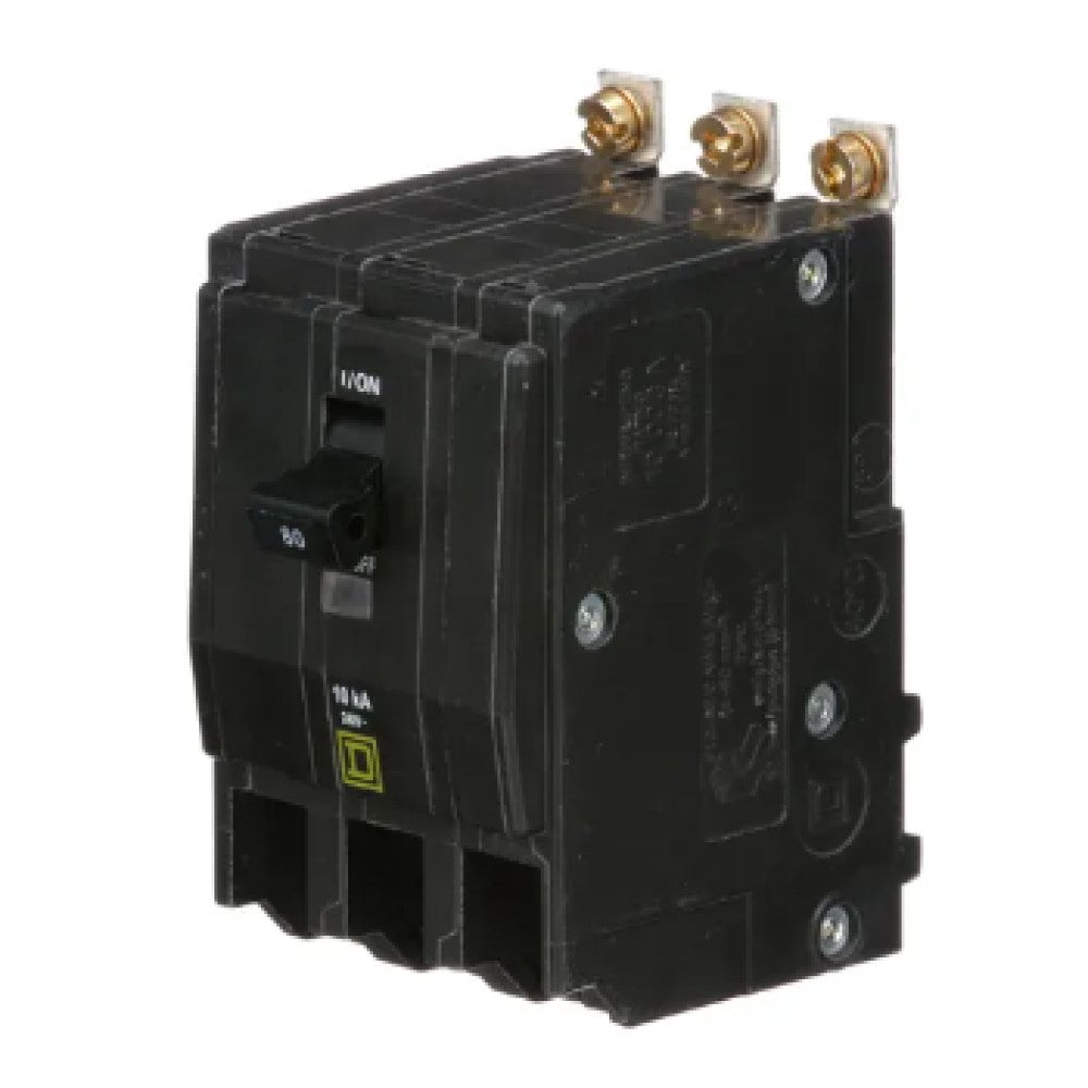 INTERRUPTOR TERMOMAGNETICO QOB380 3X80A ATORNILLABLE 10KA 120-240V SCHNEIDER ELECTRIC