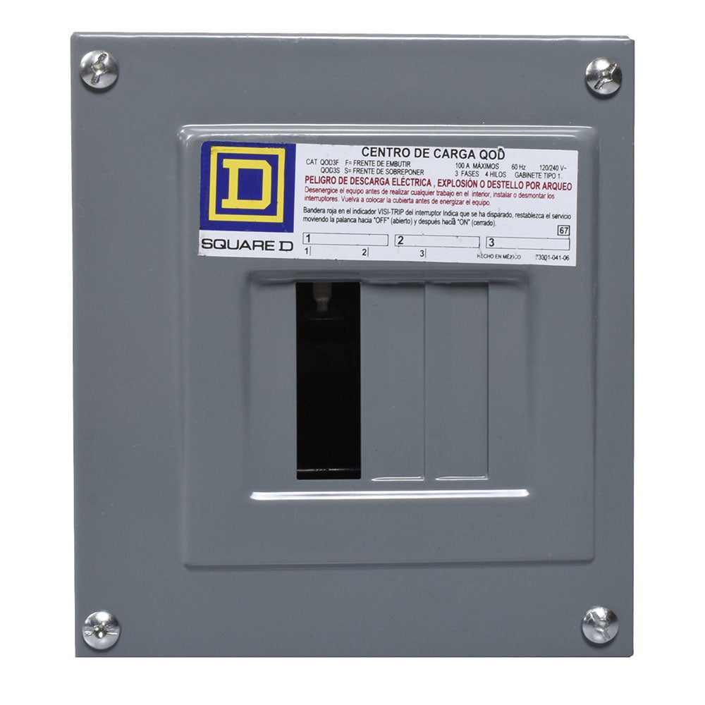 C.DE CARGA 3P./50A. QOD3S SOBREPONER SQUARE D *** OFRECER BTN/4SN ***