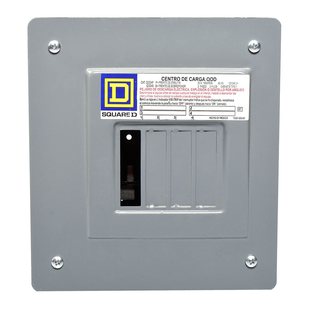 C.DE CARGA 4P./60A. QOD4F EMPOTRAR SQUARE D *** OFRECER BTN/4EN ***