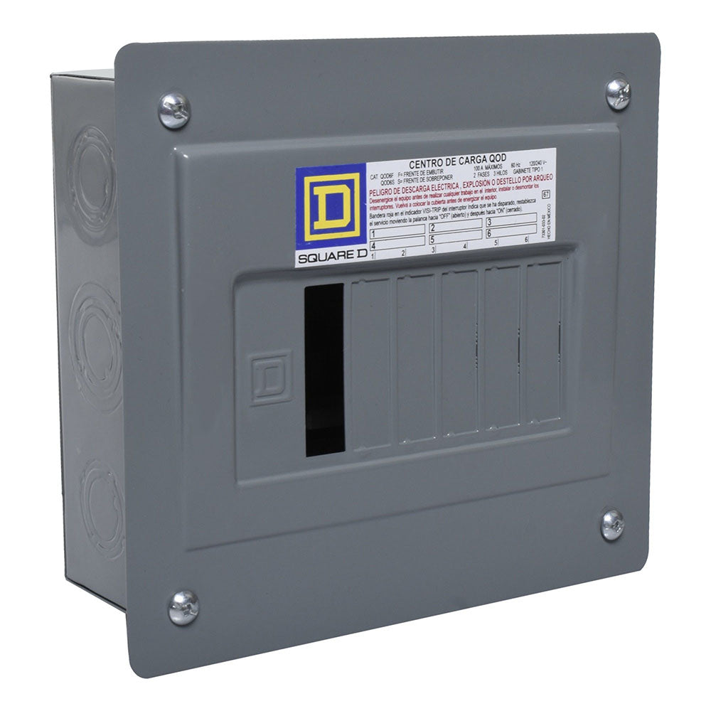 C.DE CARGA 6P./100A.QOD6F EMPOTRAR SQUARE D