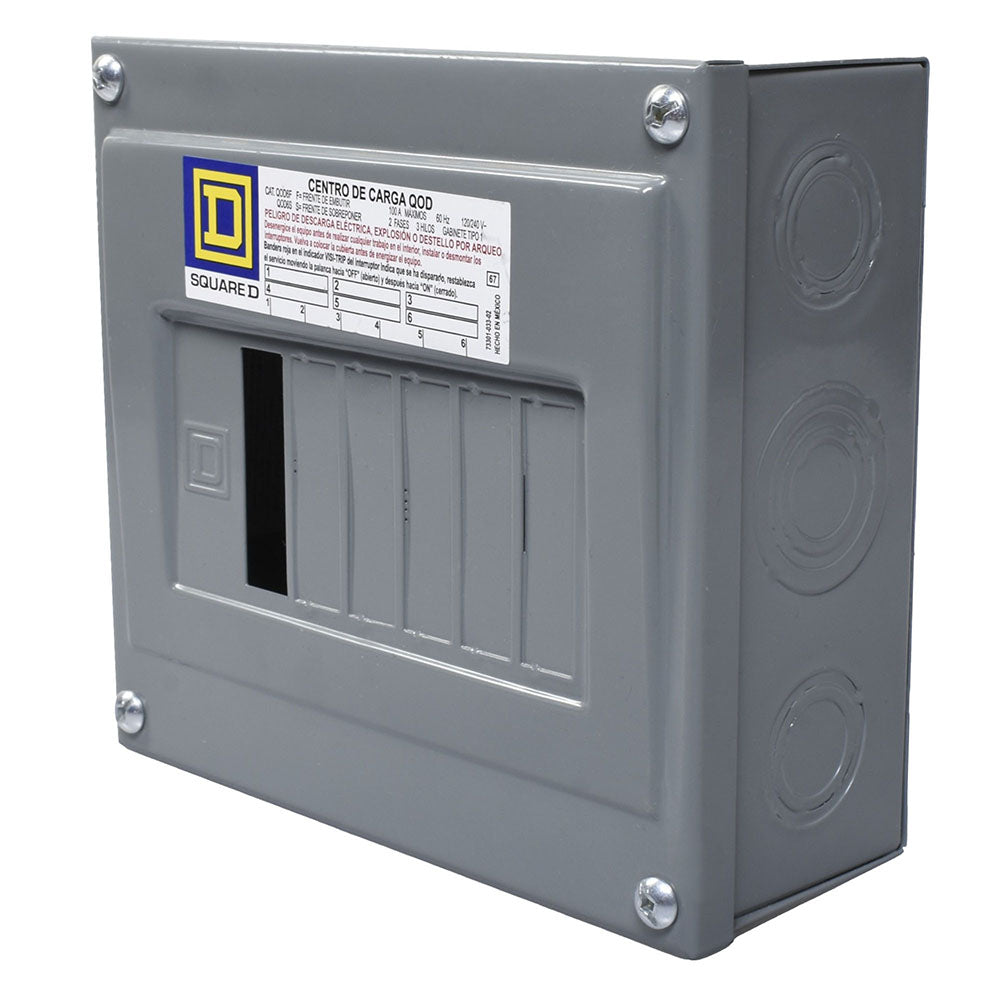 C.DE CARGA 6P./100A.QOD6S SOBREPONER SQUARE D