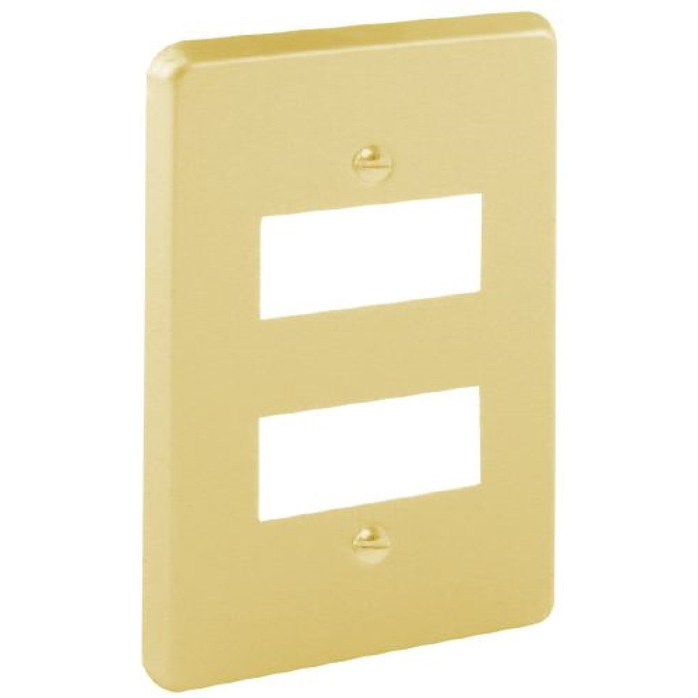 PLACA DE ALUMIMINIO DORADO 2 MODULOS CON CHASIS WD3362 ROYER