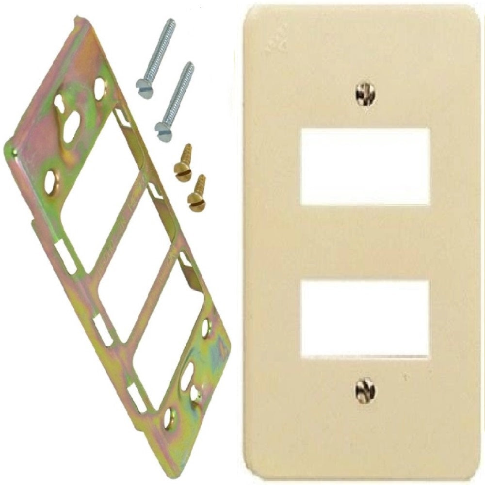 PLACA PLAST. 2 UNID. MARFIL WD5322 ROYER