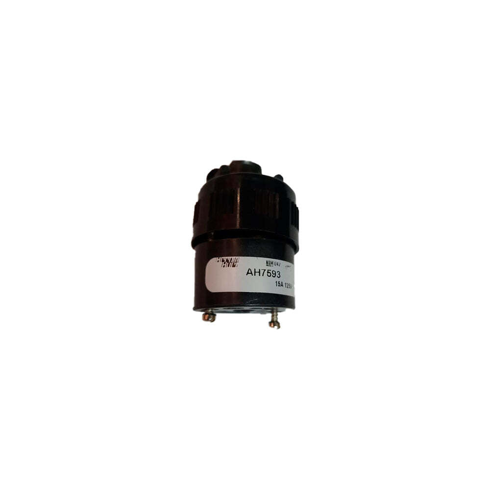 CONECTOR DE MEDIA VUELTA 2P. 15A. AMARILLO WD7593 A. HART