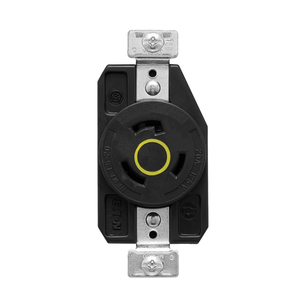 RECEPTACULO NYLON 2P-3H AHCL520R PUESTA TIERRA L5-20R A. HART *** OFRECER 02310-000 ***