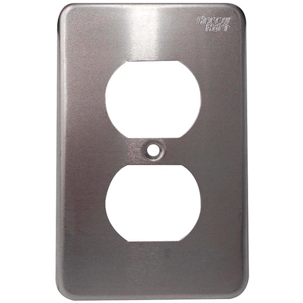 PLACA DE ALUMINIO DUPLEX 95101B COLOR PLATA ARROW HART