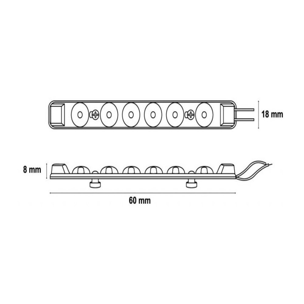 REPUESTO LED LINEAL 6500K MUNDO LUCIDO