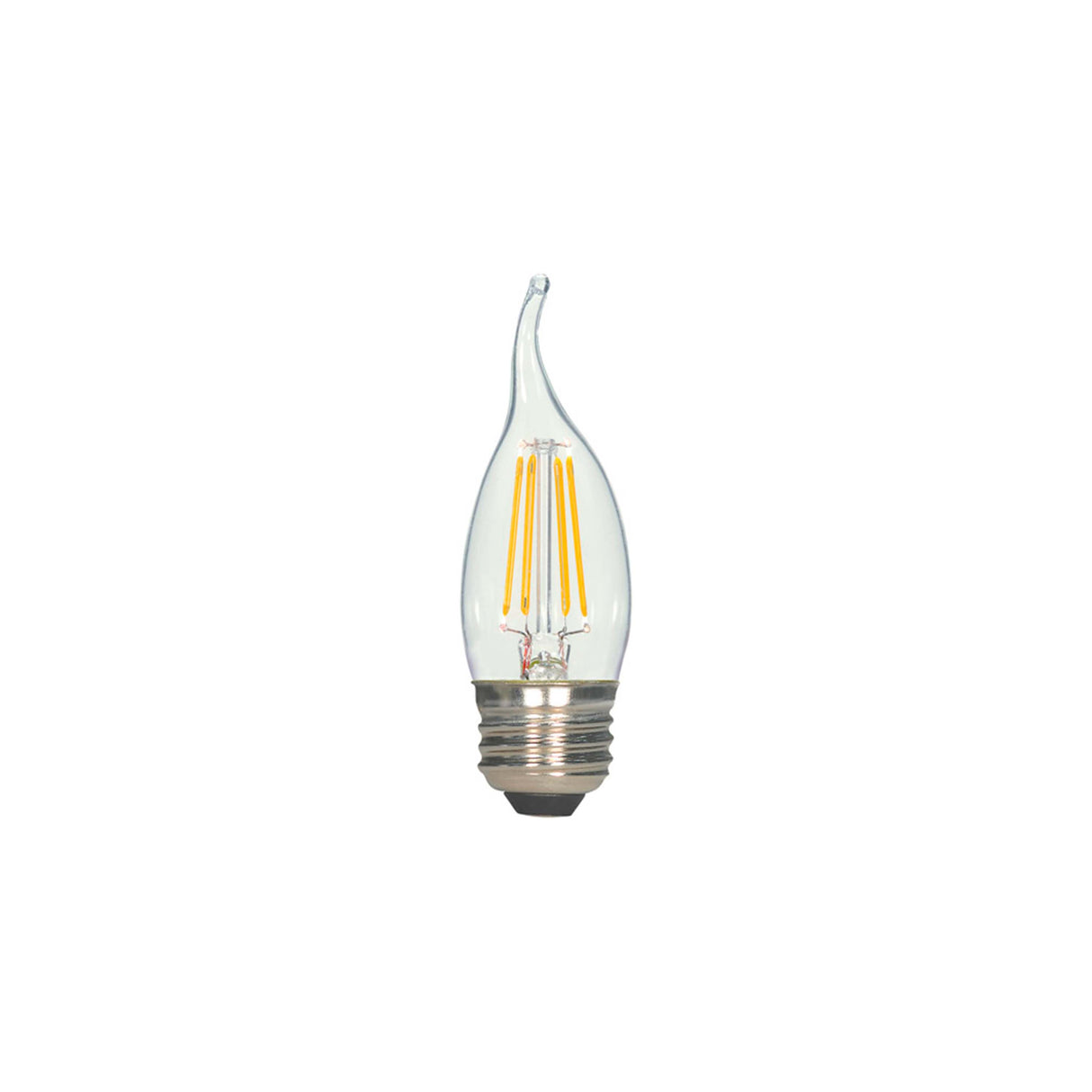 BOMBILLA ARANA 4.5W CLARO DIMEABLE 2700K E26 CA10 EFC/LED/27K/CL/120V/2CD ***BLISTER 2 PZAS***