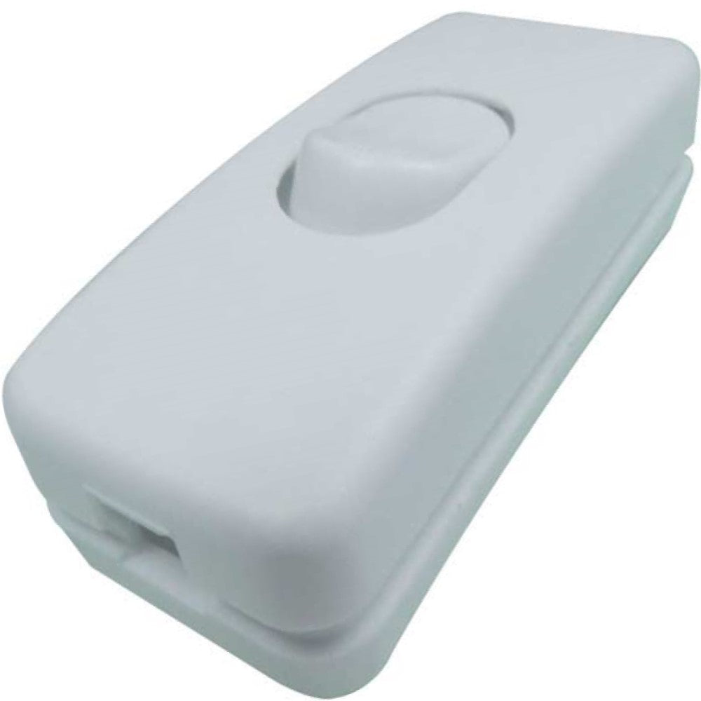 APAGADOR DE PASO RECTANGULAR 6A 125V BLANCO