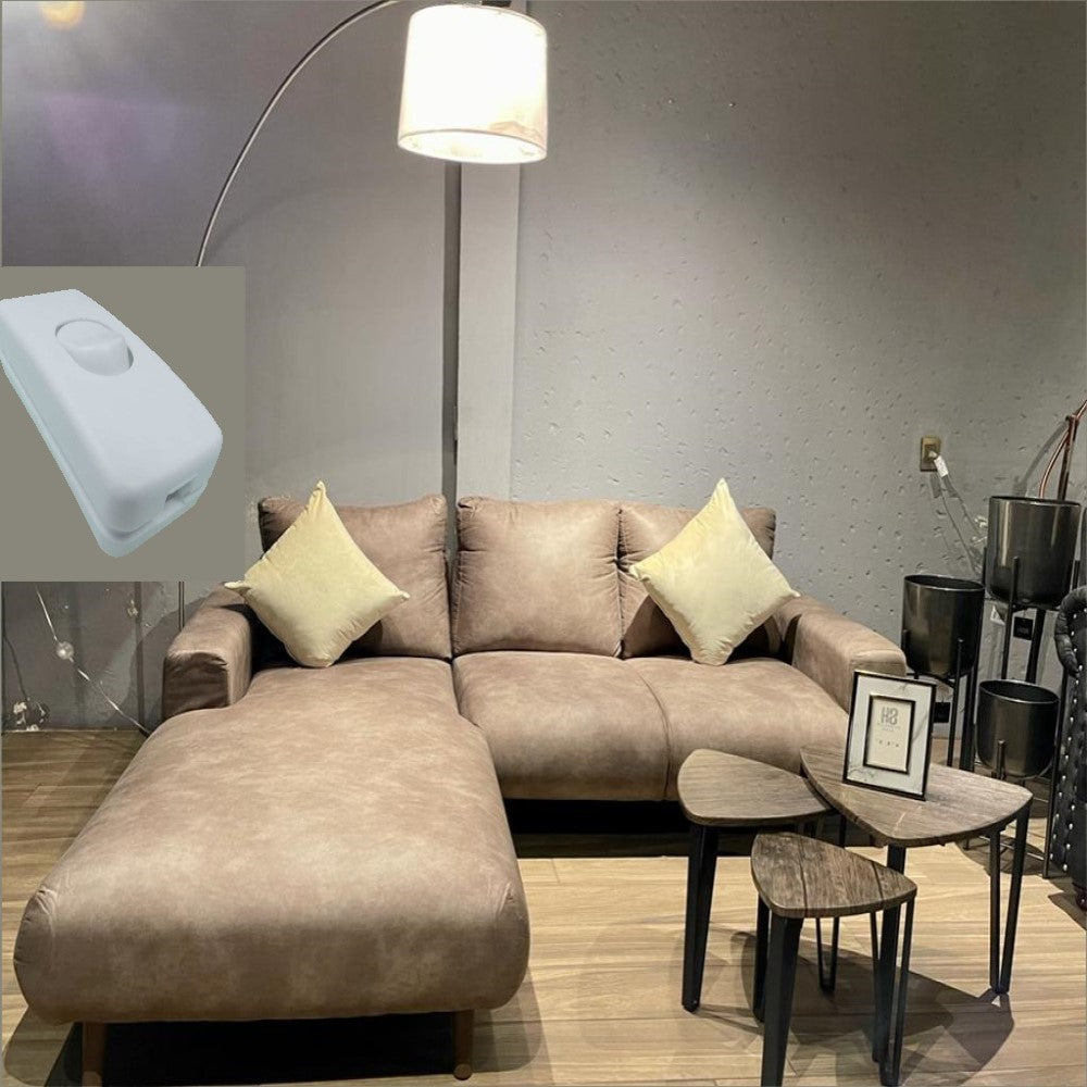 APAGADOR DE PASO RECTANGULAR 6A 125V BLANCO