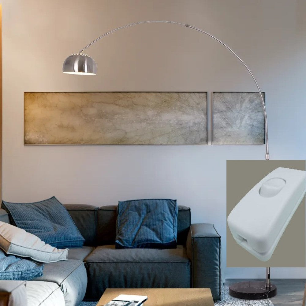 APAGADOR DE PASO RECTANGULAR 6A 125V BLANCO