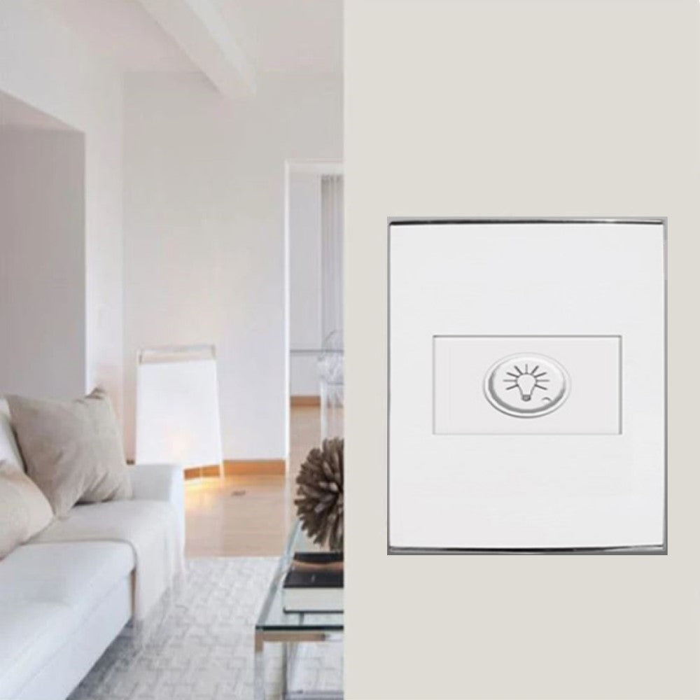 DIMMER SENCILLO ATENUABLE 127V P/LAMP INCANDESCENTE Y LED 800W BLANCO MCA SUPPLIER *** OFRECER DE8B ***