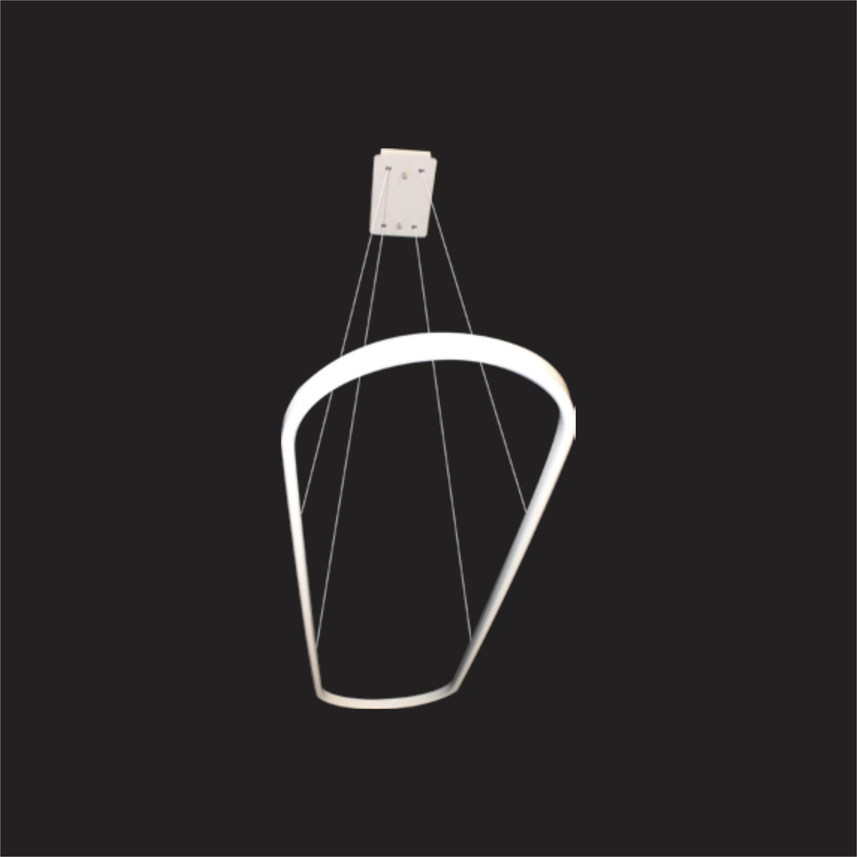 LUMINARIA COLGANTE OVALO PORTO 50W 4500K 110-220V LU-MO-PORTO-L