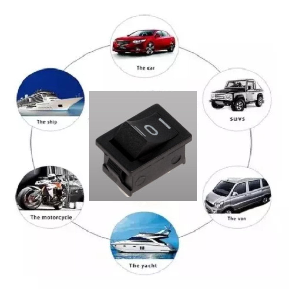 SWITCH DE BALANCIN 4A 220V NEGRO SI-NO-SI SUPPLIER