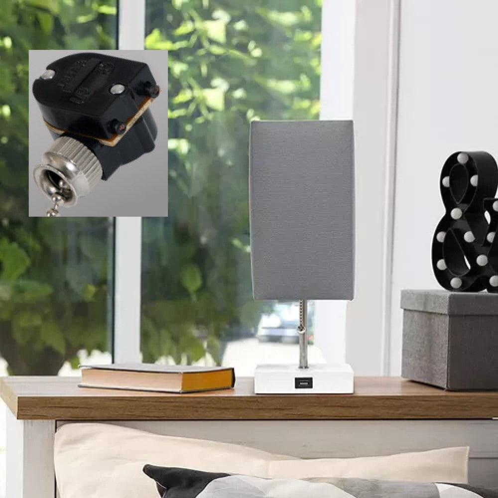 INTERRUPTOR DE CADENA 2 POSICIONES 3A 125V 18AWG PLATEADO