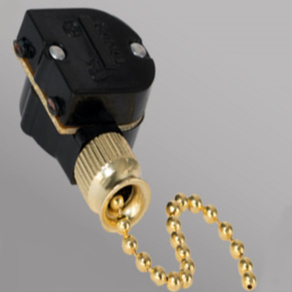 INTERRUPTOR DE CADENA 2 POSICIONES 3A 125V 18AWG DORADO