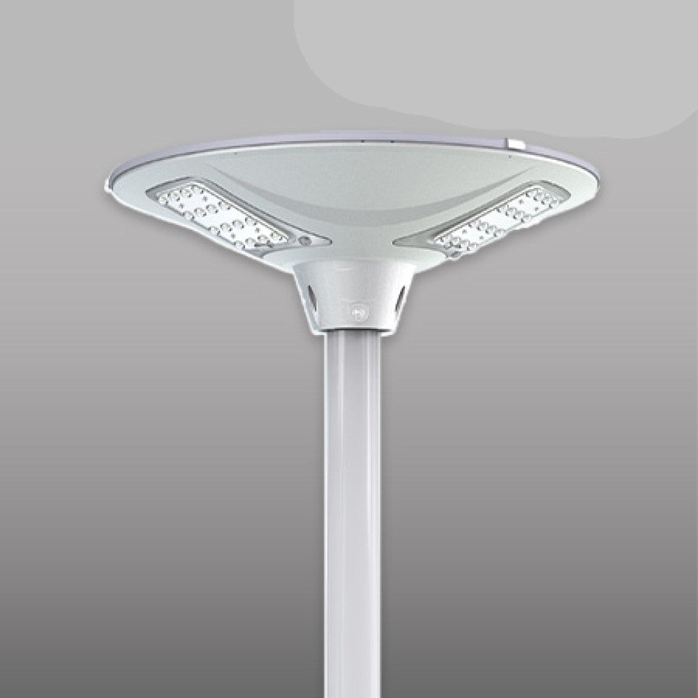 LUMINARIO SOLAR PLAZA CON SENSOR 18.5W 2000 LUMENS 48LEDS 6000K