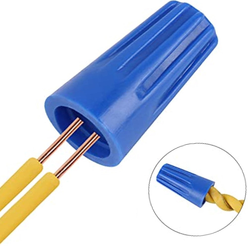 CONECTOR P/CABLE INTERIOR METALICO 18 AWG AZUL *** OFRECER AE00015 ***