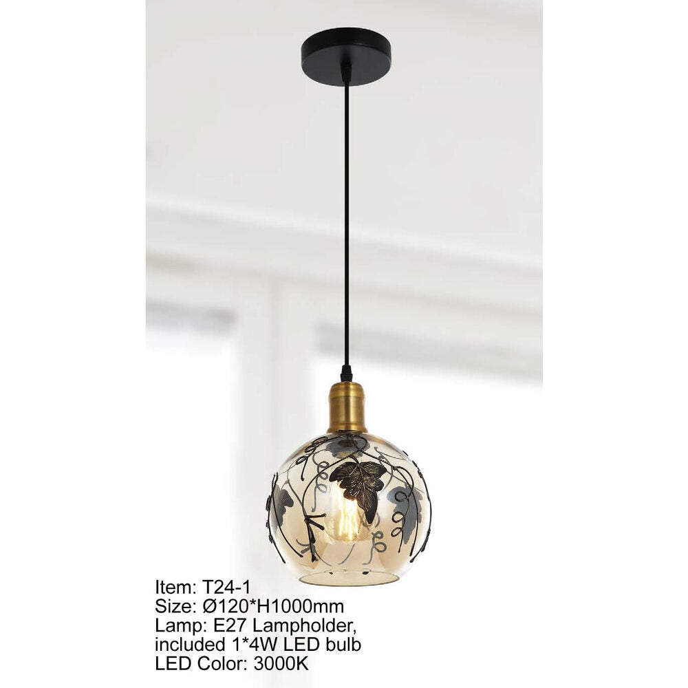 CANDIL LED DE CAMPANA DE ESFERA 4W 3000K IIDSA