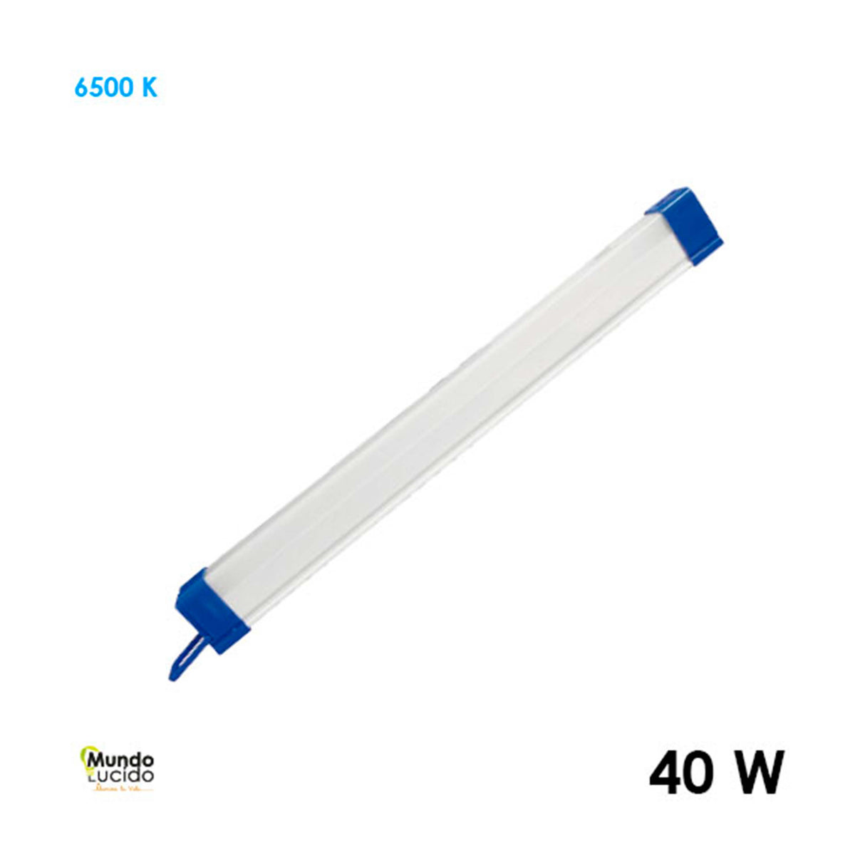 LAMP DE EMERGENCIA 40W CON IMANES Y SE CARGA CON USB 6500K T CARGA 4H T DESCARGA 3H AL 100% MUNDO LUCIDO