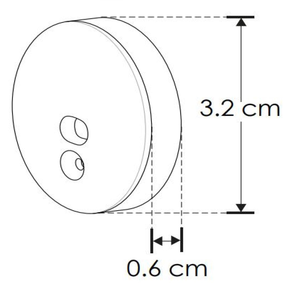 KIT DE 2 TAPAS LATERALES PARA PERFIL DE ALUMINIO ILUPA30 DE PLASTICO ILUMILEDS