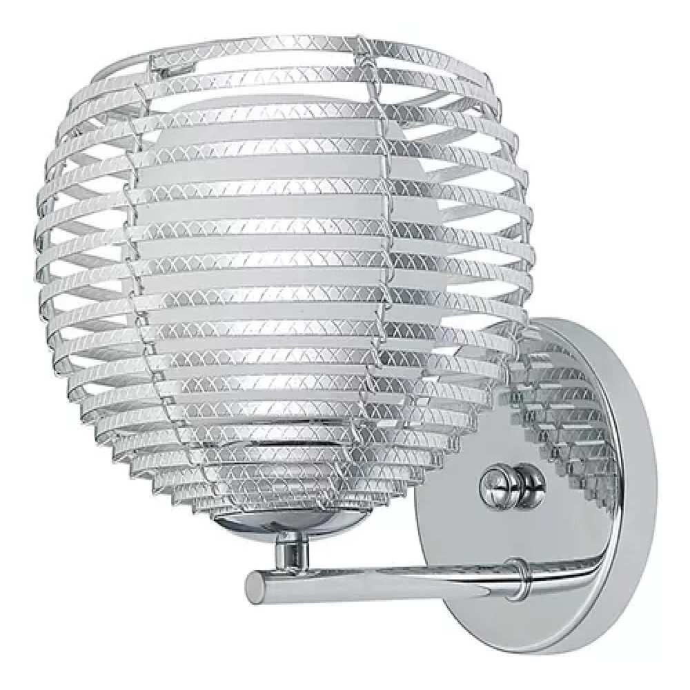 LUMINARIA DE PARED CROMO 1X60W. LISBOA