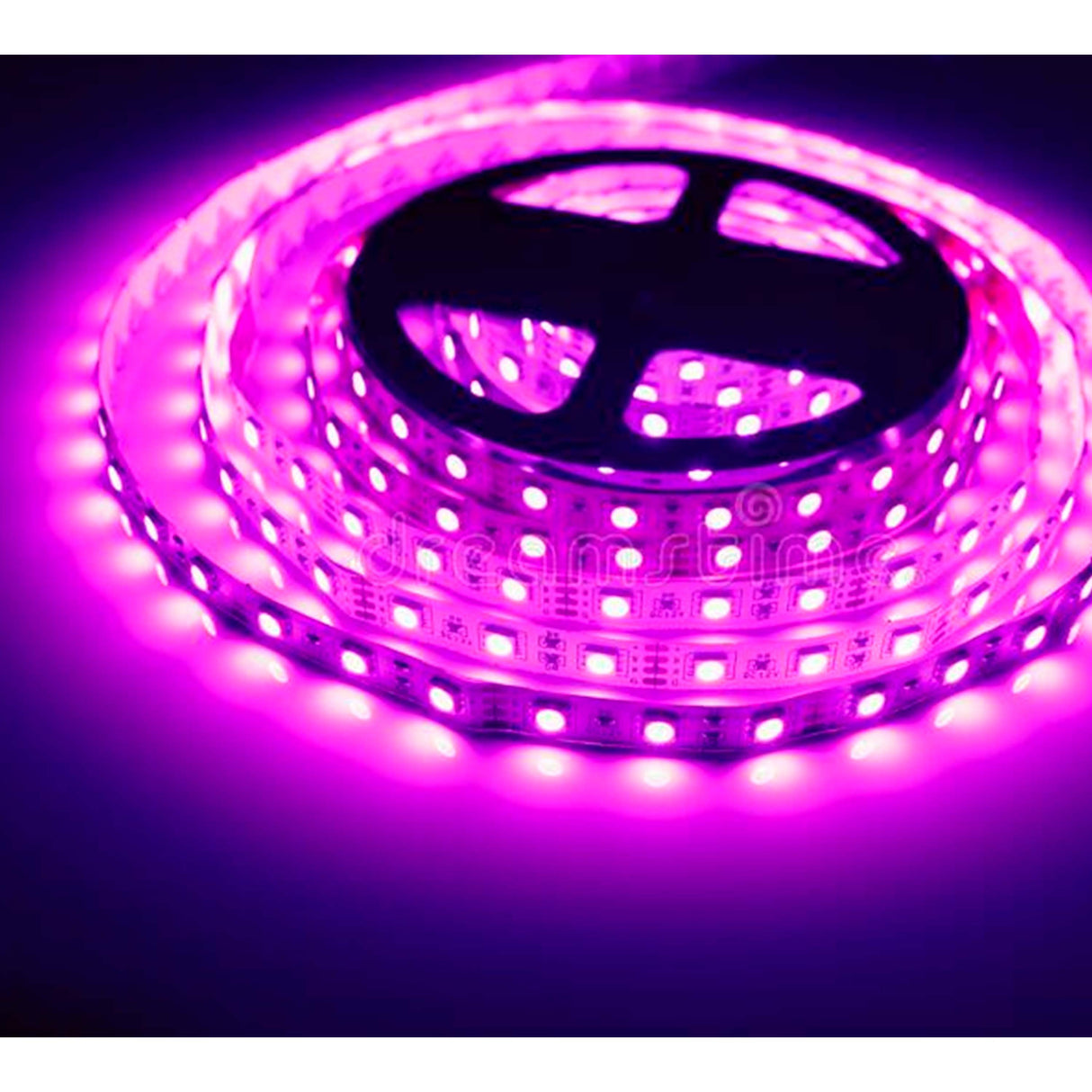 TIRA EXTERIOR CHIP 5050 LUZ UV CON NM DE 3500 MORADA