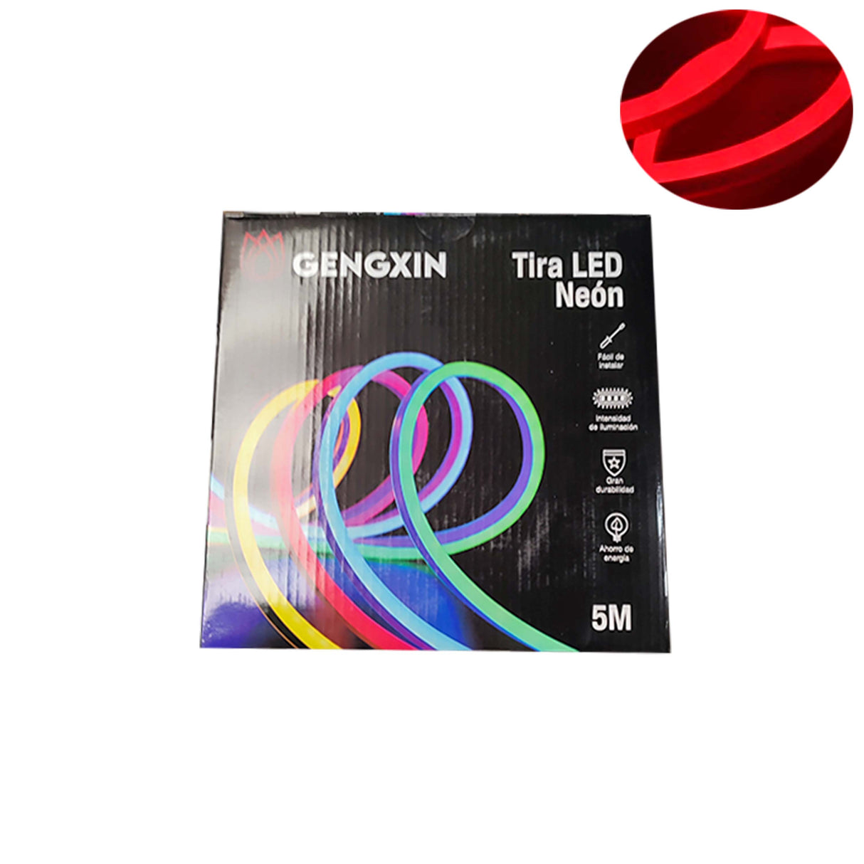 TIRA EXTERIOR CON 120 LEDS 5MT SMD 2835 CONSUMO 9W POR METRO ROJO