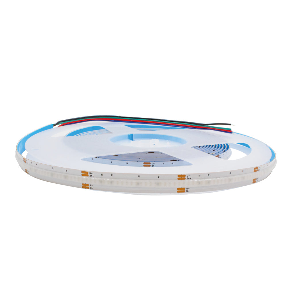 TIRA RGB FLEXIBLE ***24V*** 420 LEDS X METRO LED COB INTERIOR ***NO INCLUYE DRIVER*** ***HAE2025***