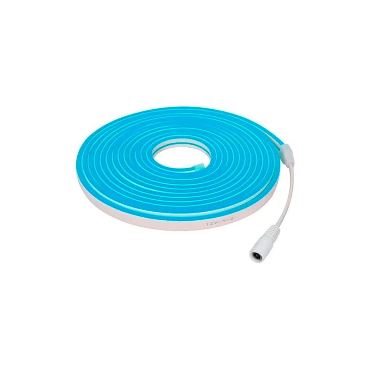 TIRA SUPER(NEON FLEX) CORTE DE 50CM 4.5W P/METRO AZUL HIELO