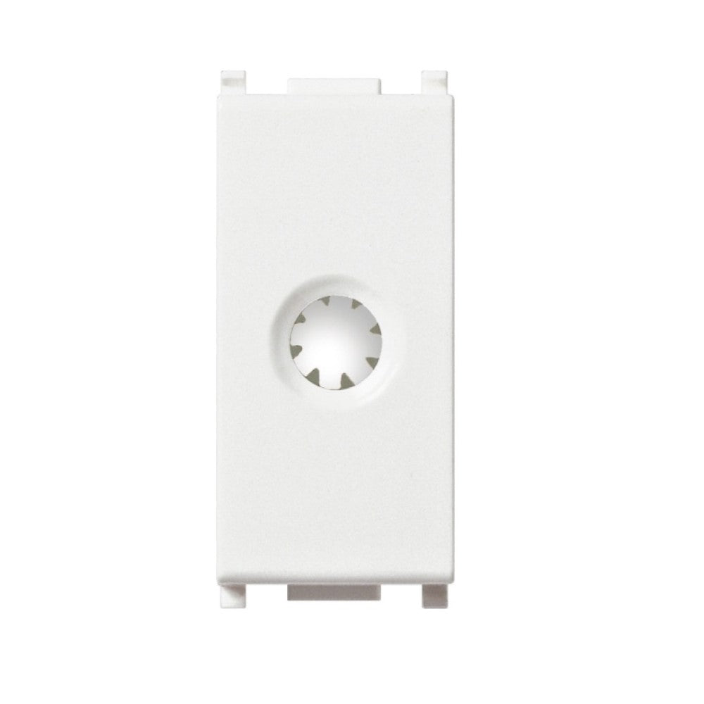 SALIDA DE CABLE CON SUJETACABLE 1 MOD. BLANCO PLANA VIMAR