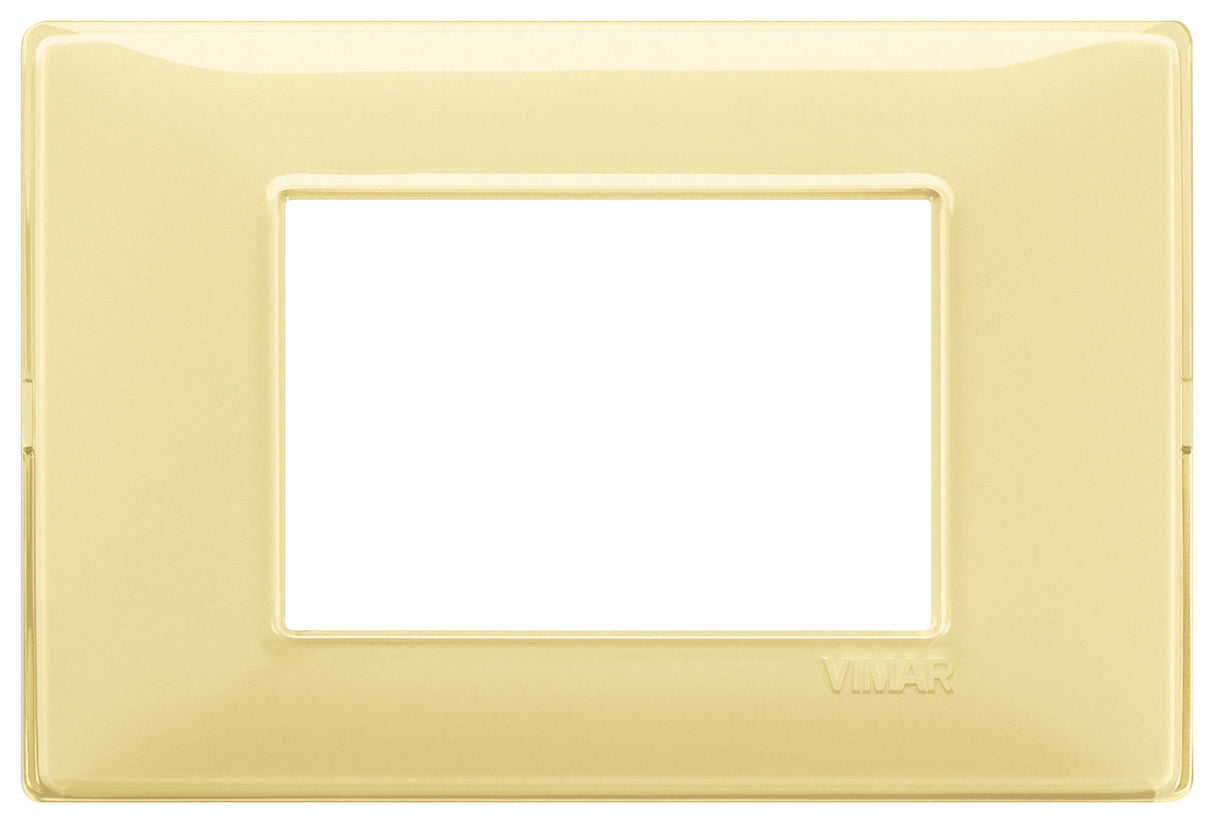 PLACA 3 MOD. TECNOPOLIMERO REFLEX CIDRO PLANA VIMAR