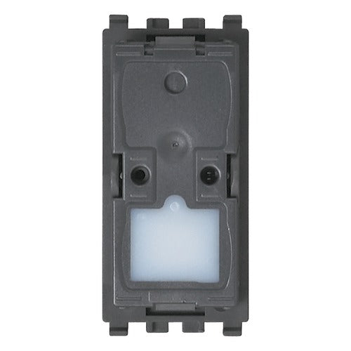 MECANISMO INTERRUPTOR 1P 16AX. 250V. 1 MOD. ILUMINABLE A COMPLETAR CON TECLA 1-2-3 MOD. EIKON VIMAR