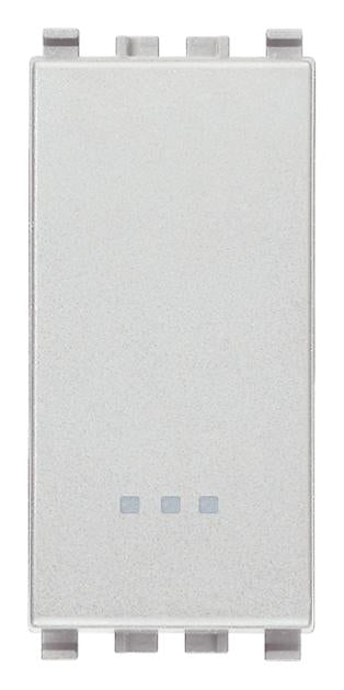 CONMUTADOR 1P 16AX. 250V. 1 MOD. ILUMINABLE TECLA INTERCAMBIABLE NEXT EIKON VIMAR