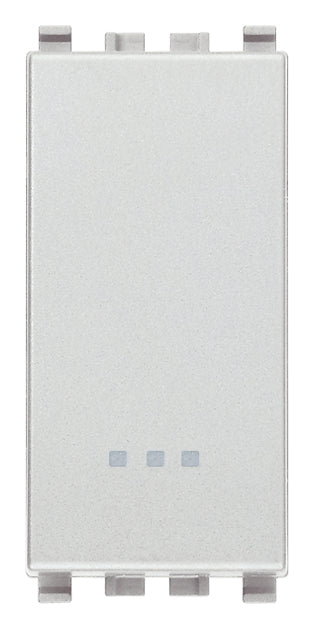 PULSADOR 1P NO 10A/250V. 1 MOD. ILUMINABLE TECLA INTERCAMBIABLE NEXT EIKON VIMAR