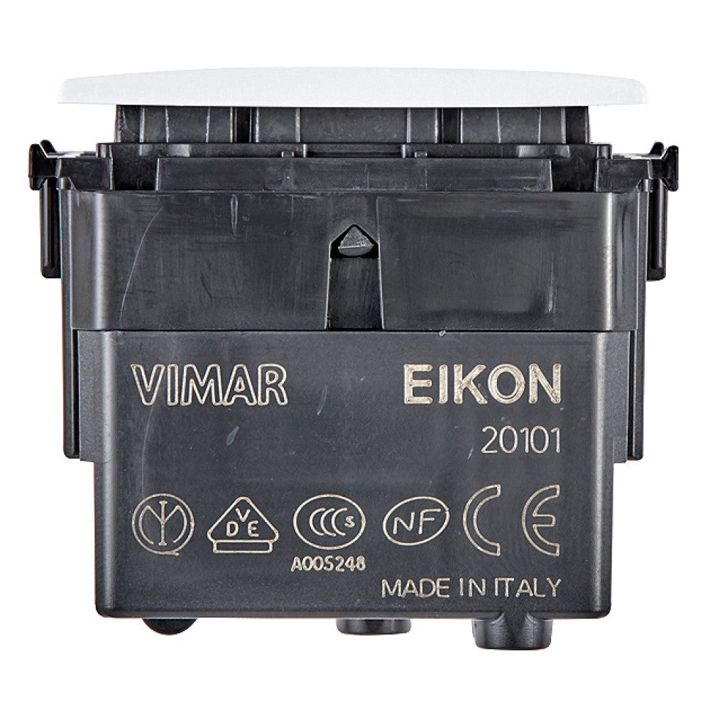 INTERRUPTOR AXIAL BLANCO 1P-16A. EIKON VIMAR