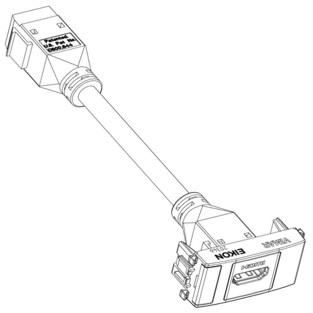 TOMA HDMI GRIS EIKON VIMAR