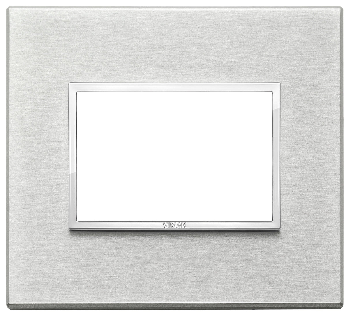 PLACA ALUMINIO ANODIZADO PRIMARI 3 MOD. GRIS NEXT EVO VIMAR