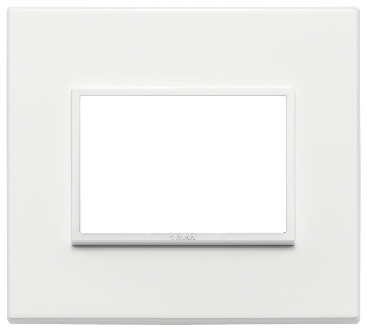 PLACA ALUMINIO REFINADO 3 MOD. BLANCO TOTAL EVO VIMAR