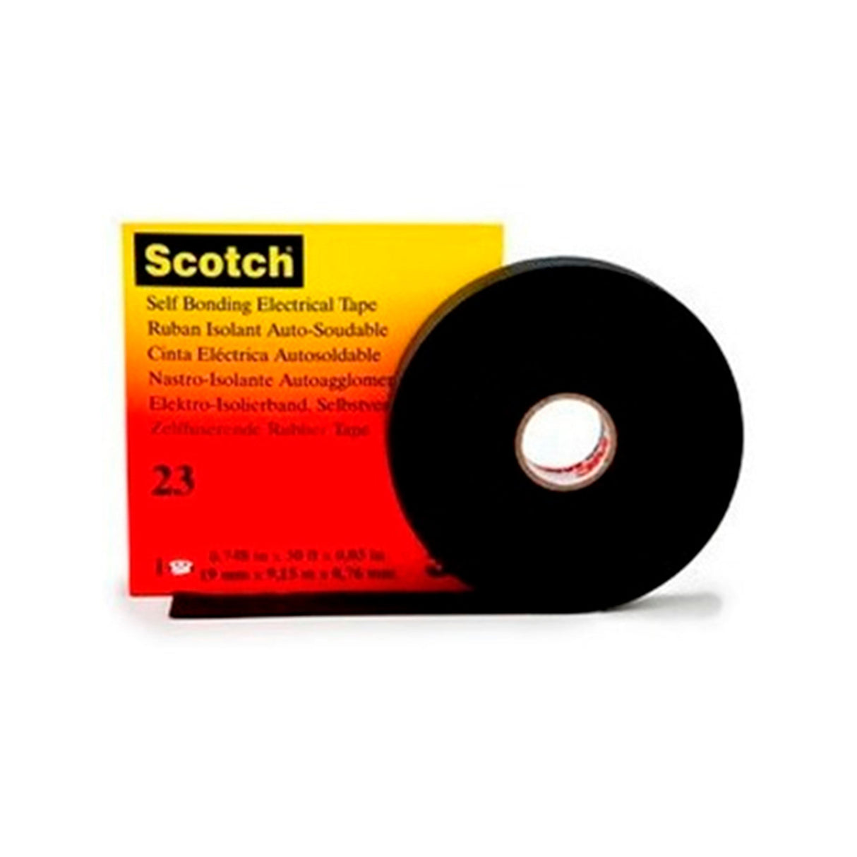 CINTA AUTOFUSIONABLE DE HULE 23 9.1M.X.019MM.3M *** OFRECER ST23-075-30BK ***