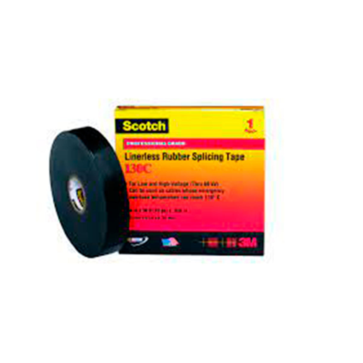 CINTA AUTOFUSIONABLE 130C 19MMX9.1M 3M *** OFRECER ST130-075-30BK ***