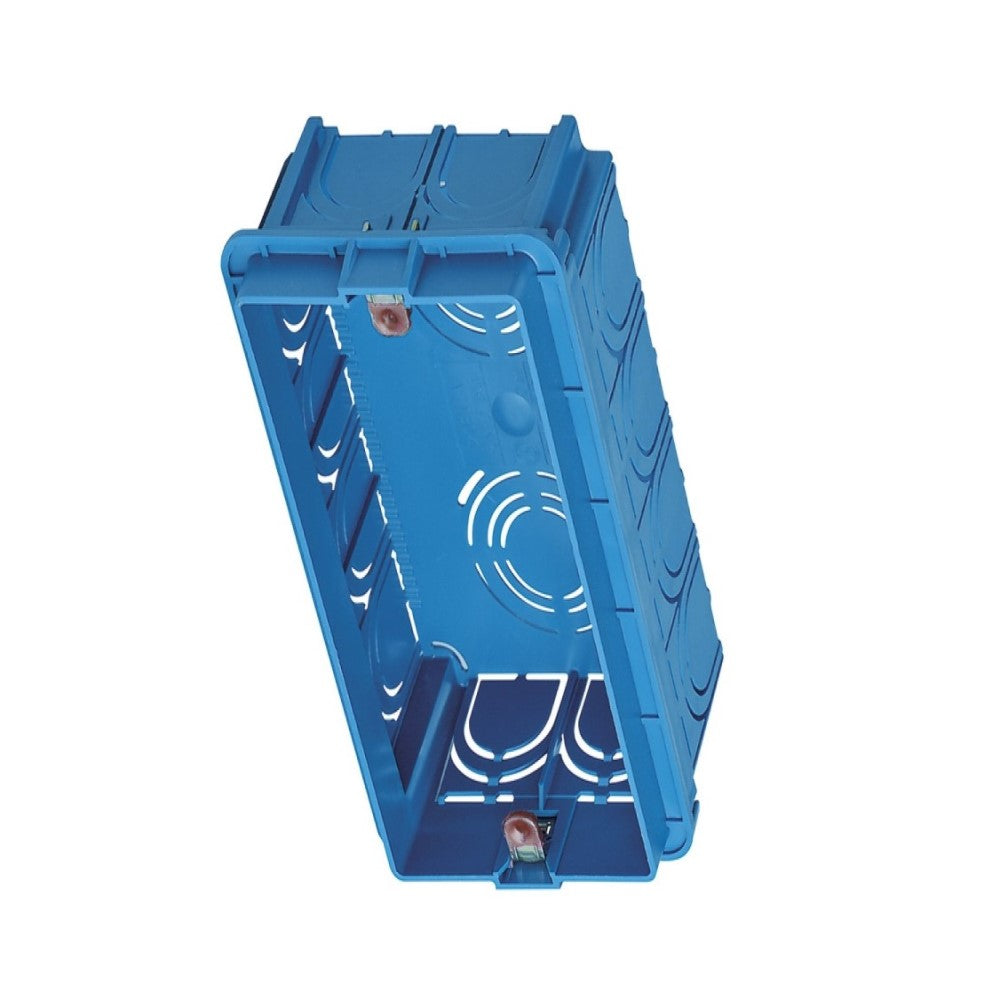 CAJA EMPOTRABLE RECTANGULAR 4 MOD. AZUL VIMAR