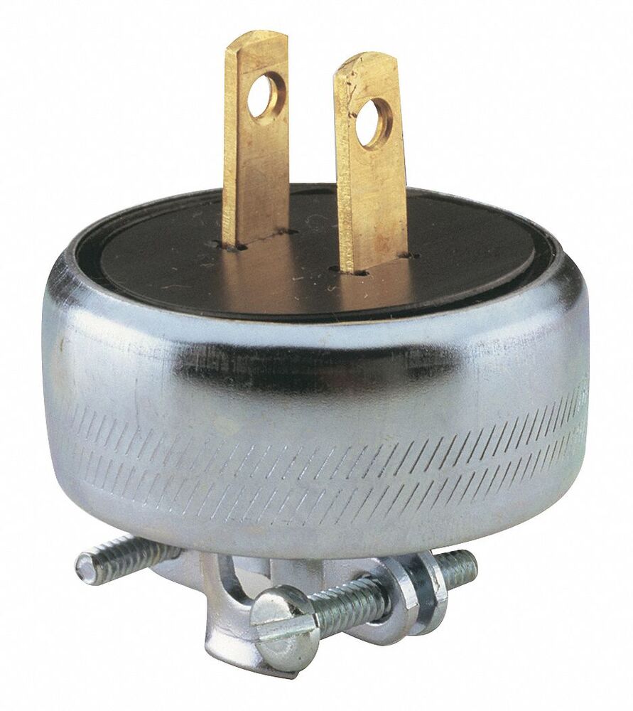 CLAVIJA BAQUELITA BLINDADA GRIS 2F-2H 15/10A. 125/250V. NEMA 1-15P WD-7650