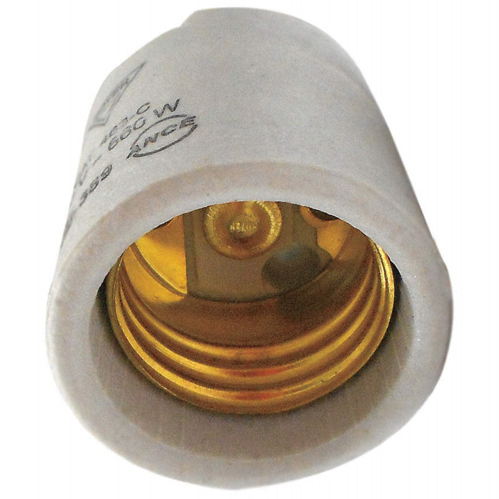 PORTALAMPARA CERAMICA T/CANDIL 660W/250V. E26 LATON WD4630-C ROYER