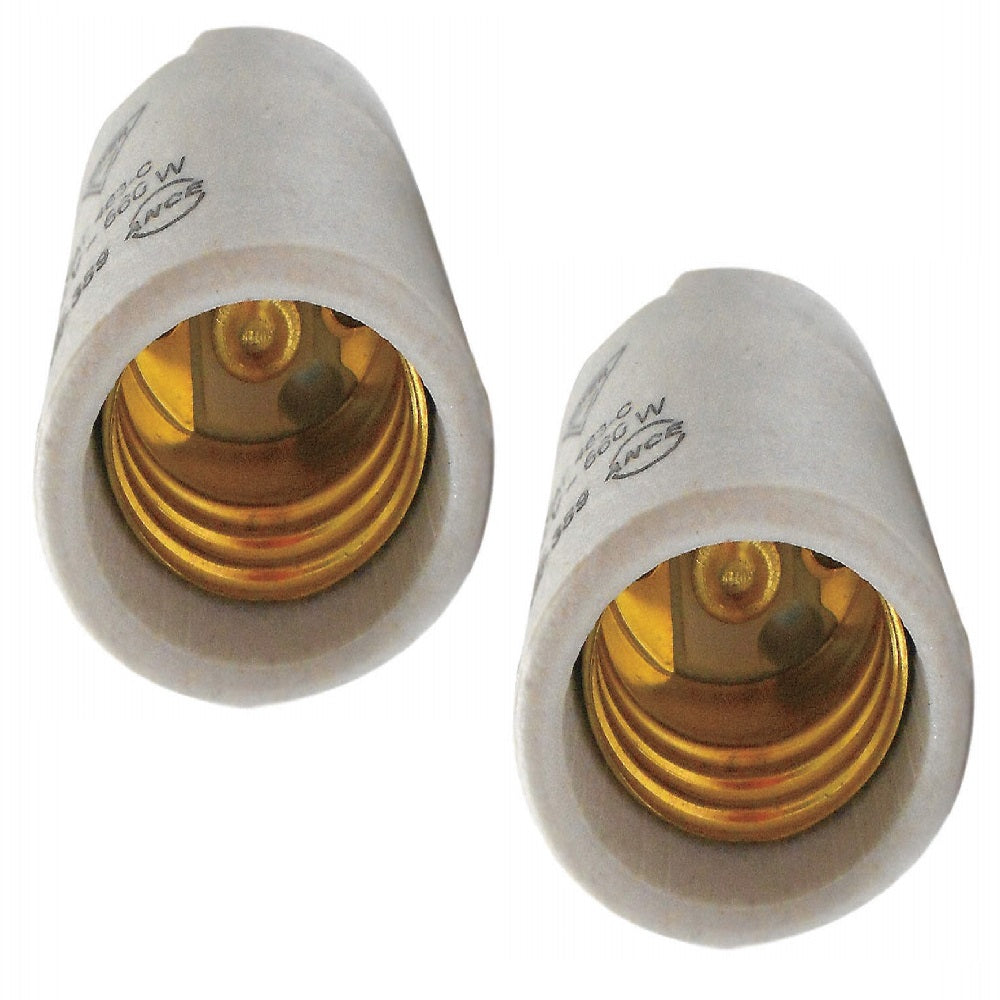 PORTALAMPARA CERAMICA T/CANDIL 660W/250V. E26 LATON WD4630-C ROYER