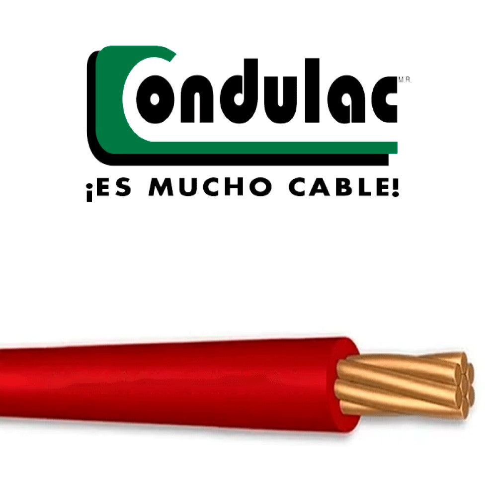 CAJA CABLE THW CALIBRE  8 ROJO ANTIFLAMA 723 CONDULAC