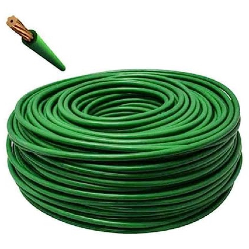 EZLS Cadena De Luz Verde C9 SPT2 - Hilo Verde 100 Enchufes