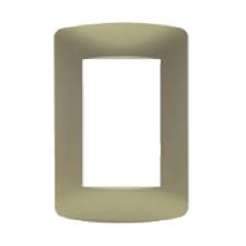 PLACA 1 MODULO CHAMPAGNE LEVITON