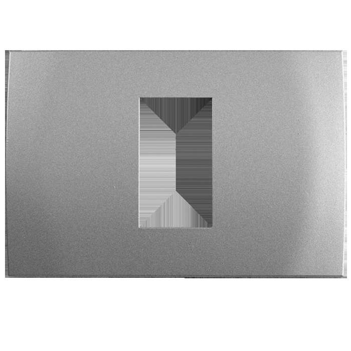 PLACA 1 MODULO ALUMINIO MODULAR ULTRA LEVITON