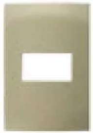 PLACA 1 MODULO CHAMPAGNE MODULAR ULTRA LEVITON